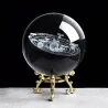 Solar figurines - 3D planets model - crystal ball - desk decorationDecoration
