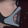 Transparent face / mouth cover - protective mask with openable mouth visorMouth masks