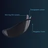 Transparent face / mouth cover - protective mask with openable mouth visorMouth masks