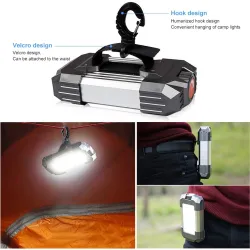 Przenośna latarnia - lampa kempingowa / namiotowa - ściemniana - awaryjny power bank - wodoodporna - 6000mAhNarzędzia