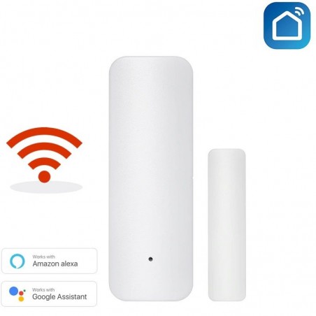 Inteligentny czujnik WiFi - czujnik otwarcia / zamknięcia drzwi - WiFi - Alexa - GoogleBezpieczeństwo w domu
