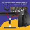 Bezprzewodowy - Bluetooth - USB-C - adapter - odbiornik audio - nadajnik - konwerter dla Nintendo Switch - PS4 - PCSwitch