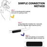 Bezprzewodowy - Bluetooth - USB-C - adapter - odbiornik audio - nadajnik - konwerter dla Nintendo Switch - PS4 - PCSwitch