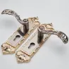 Vintage door handles with security lock - 2 pieces setFurniture