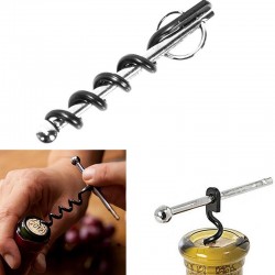 Mini corkscrew - wine bottle opener - stainless steelBar supply