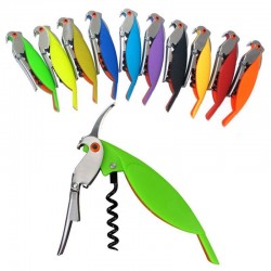 Bottle opener - corkscrew - parrot shapeBar supply