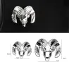 3D ram head - metal emblem - car stickerStickers