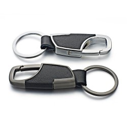 Leather keychain - with key ringKeyrings