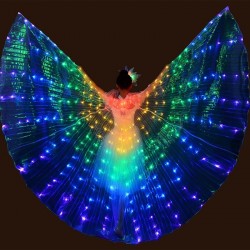 Skrzydła motyla LED - pokaz tańca / bal przebierańców / maskarady / halloweenParty