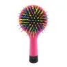 Anti-static comb - rainbow hair brush with mirrorHair