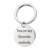 You're My Favorite Asshole - okrągły brelok do kluczyBreloczki Do Kluczy