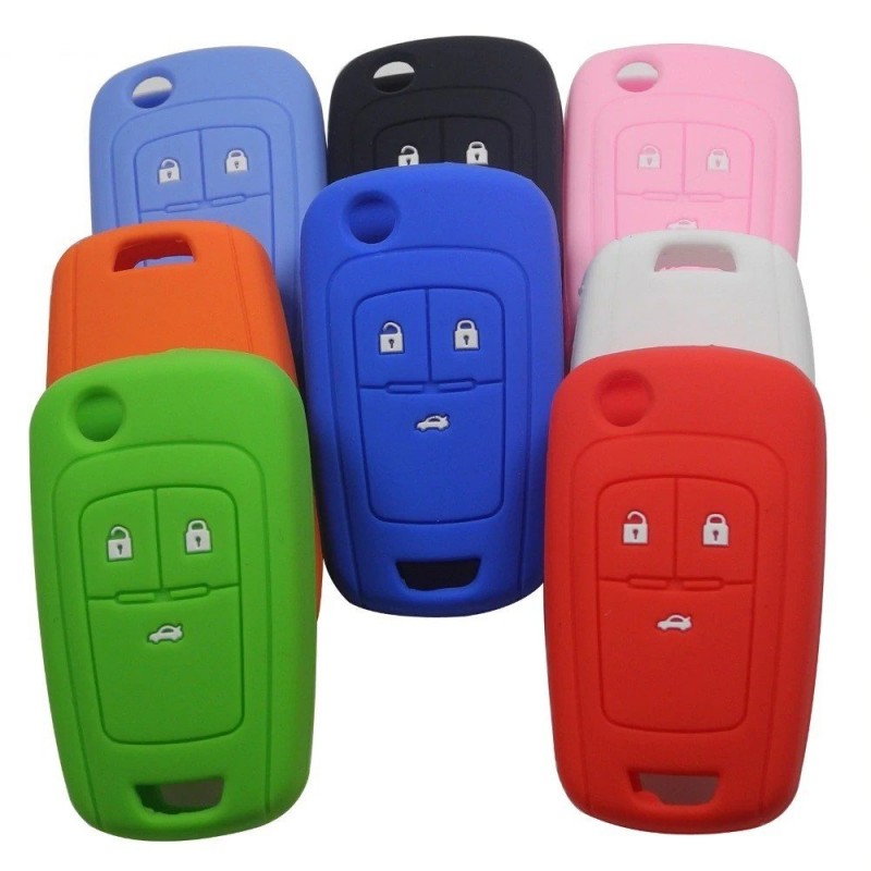 Silicone remote car key case cover - 3 buttons - Chevrolet CruzeKeys