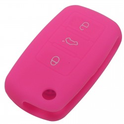 Silicone car key cover - Volkswagen Golf Bora Jetta POLO Passat - Skoda Superb Octavia Fabia - Seat Ibiza LeonKeys
