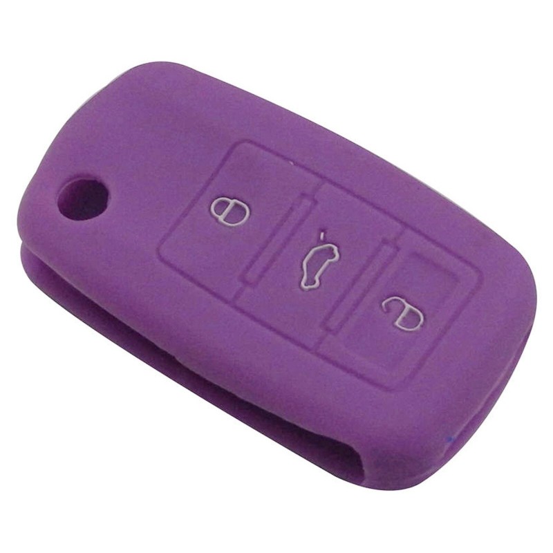 Silicone car key cover - Volkswagen Golf Bora Jetta POLO Passat - Skoda Superb Octavia Fabia - Seat Ibiza LeonKeys
