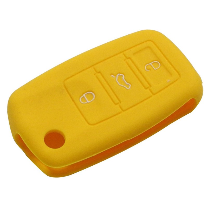 Silicone car key cover - Volkswagen Golf Bora Jetta POLO Passat - Skoda Superb Octavia Fabia - Seat Ibiza LeonKeys