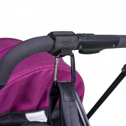 Haczyki do wózka dziecięcego - uchwyt ze stopu aluminium - 2 sztWózki