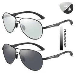 Classic sunglasses - photochromic - polarized - anti-glare - safe for night driving - UV400Sunglasses