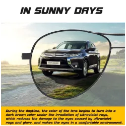 Classic sunglasses - photochromic - polarized - anti-glare - safe for night driving - UV400Sunglasses