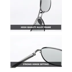 Classic sunglasses - photochromic - polarized - anti-glare - safe for night driving - UV400Sunglasses