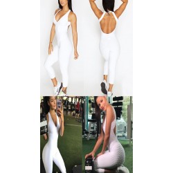 Sleeveless jumpsuit for women - one piece bodysuitJumpsuits