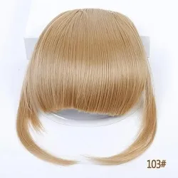 Synthetic hair fringe - with clip - volumising - extension - wigWigs