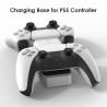 Kontroler bezprzewodowy PS5 - USB-C - podwójna ładowarka - szybkie ładowanie - ze wskaźnikiem LEDAkcesoriów