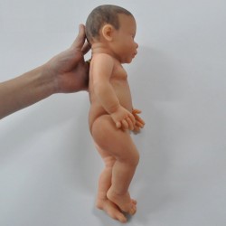 Realistyczny noworodek - dziewczynka - miękka silikonowa lalka - 41cm - 2000gEdukacja