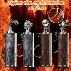 Metal lighter with a key ringLighters