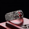 Tybetańskie przysłowie sześć słów - pierścionek - regulowany - srebro próby 925Pierścionki