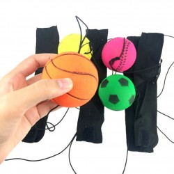 Piłka gumowa - z elastycznym sznurkiem - trening nadgarstkaSprzęt
