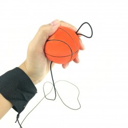 Rubber ball - with elastic string - wrist trainingEquipment