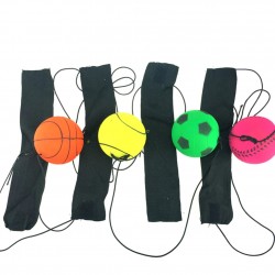 Rubber ball - with elastic string - wrist trainingEquipment