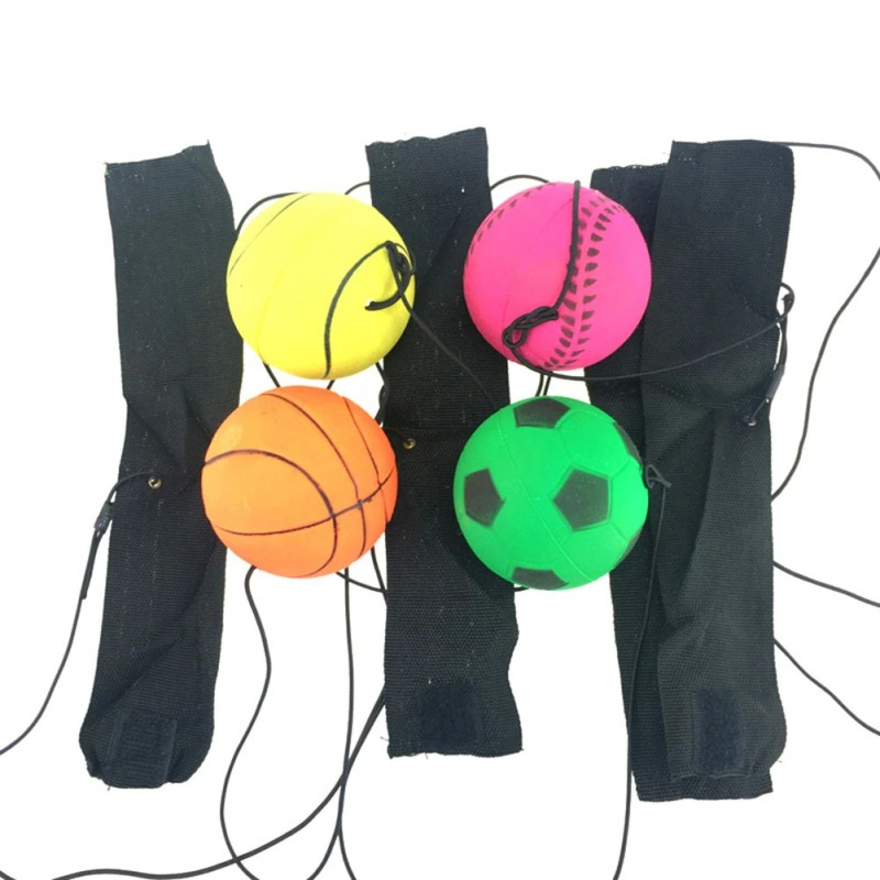 Rubber ball - with elastic string - wrist trainingEquipment