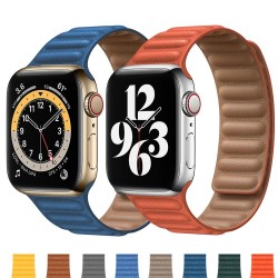 Apple Watch - silikonowy / skórzany pasek magnetyczny - 38 mm - 42 mmAkcesoria