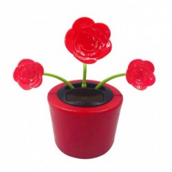 Tańczący kwiat róży - zabawka solarnaSolar