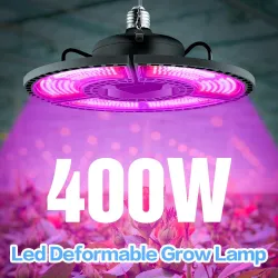 Lampa LED do wzrostu roślin - panel świetlny - pełne spektrum - E27 / E26 - 100W - 200W - 300W - 400WLampa Wzrostu