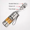 Termos próżniowy - z paskiem / torbą - podwójna ścianka - stal nierdzewna - duża pojemność - 500ml - 750ml - 1000ml - 1500mlB...