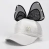 Kids baseball cap - snapback with bow / pearls / meshHats & caps