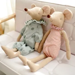 Mouse in pajamas - stuffed toy / dollCuddly toys
