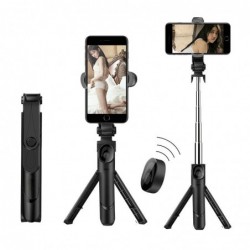 Statyw do selfie 3 w 1 - wysuwany monopod z pilotem - BluetoothKije do selfie