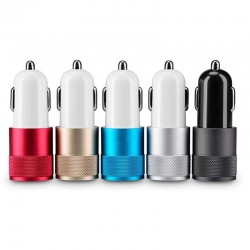 Universal phone car charger - dual USB - fast charging