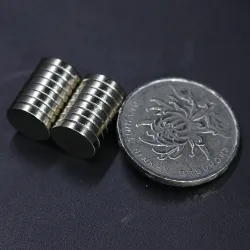 Okrągły magnes neodymowy N35 - 10mm * 2mm - 10 / 20 / 50 / 100 sztukN35