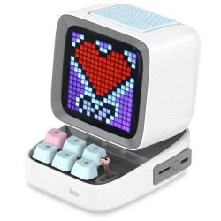 Retro głośnik Bluetooth - Pixel Art - budzik - wyświetlacz LED - tablica do gier - mikser DJBluetooth Głośniki