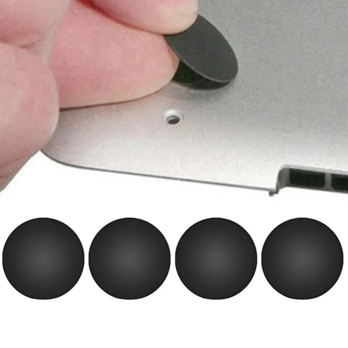 Bottom case cover - waterproof rubber - adhesive pads - for MacBook Pro A1278 - 4 piecesUpgrade & repair