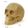 Golden skull - resin statue - Halloween decorationHalloween & Party