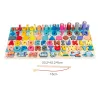 Montessori wooden toys - math / alphabet / counting / geometry - educational toyEducational