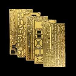 Ancient Chinese mansion - 3D metal puzzle - with LED lightMetal