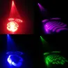 Reflektor LED - światło sceniczne - ruchoma głowa - z wzorami - ze pilotem DMX - 60WOświetlenie sceniczne i eventowe