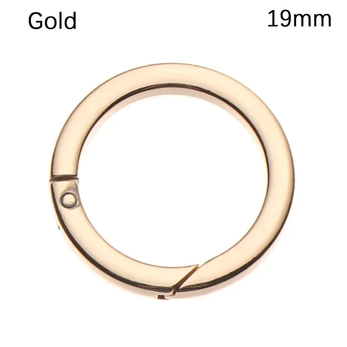 Sprężynowa klamra o-ring - okrągły spust - haczyk - karabińczyk - 19mm - 25mm - 32mm - 38mmBreloczki Do Kluczy