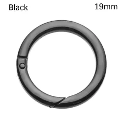 Sprężynowa klamra o-ring - okrągły spust - haczyk - karabińczyk - 19mm - 25mm - 32mm - 38mmBreloczki Do Kluczy